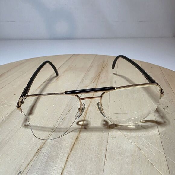 Luxottica Titan 140 Avant Grade Aviator Eyeglass Frame Italy Frames Only - Picture 1 of 10